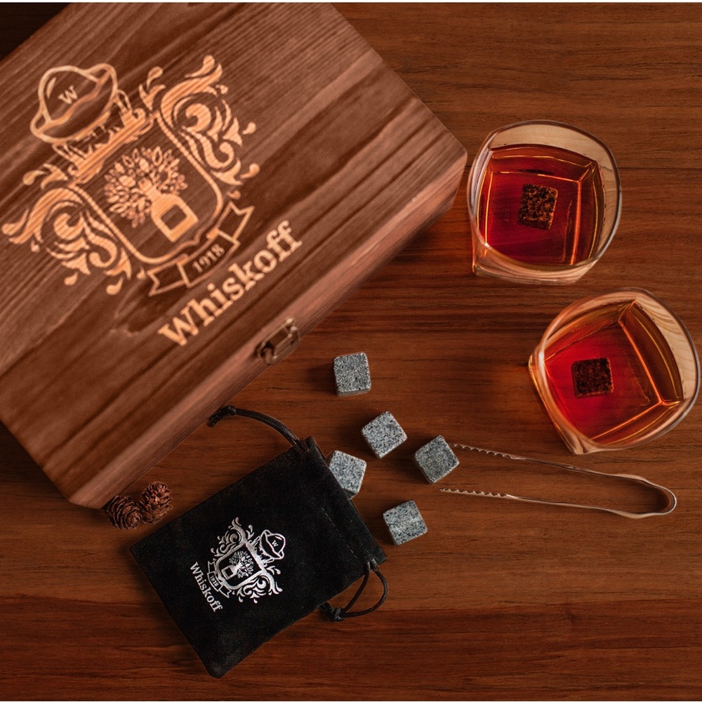 Whiskoff Ultra Premium Whiskey Glasses Gift Set